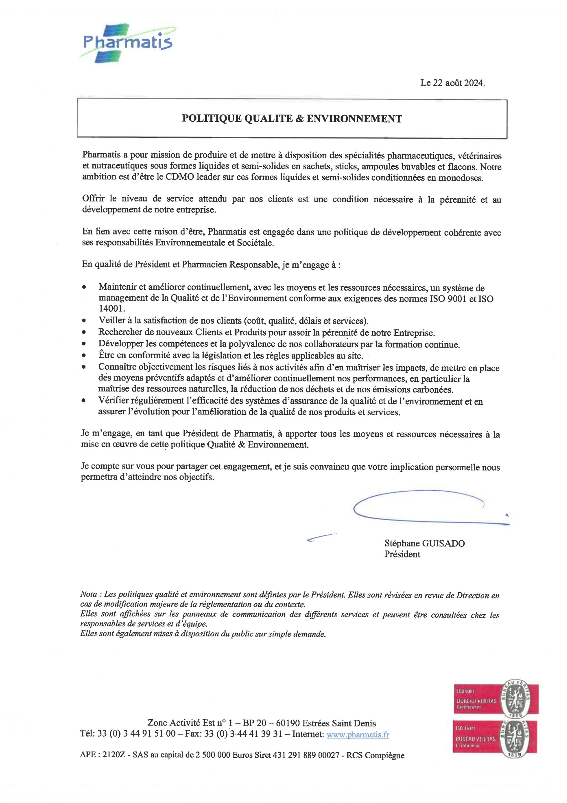 Qualité & Environnement